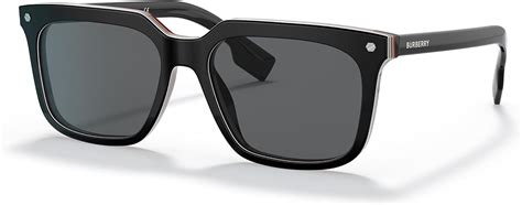 BURBERRY Sunglasses BE 4337 379887 Carnaby Black Dark Grey.